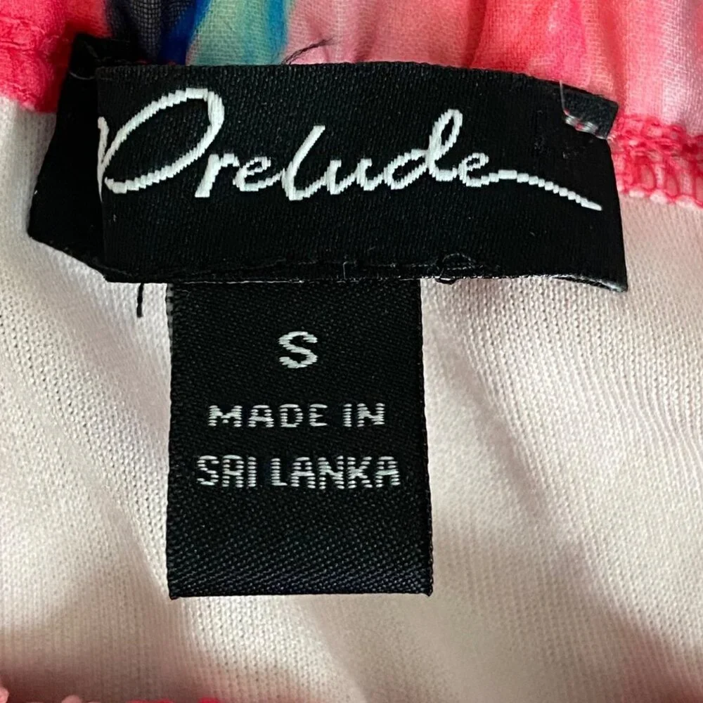 NEW Prelude Womens Floral Blouse 3/4 Sleeve Scoop Neck Pullover Top S - Picture 10 of 12